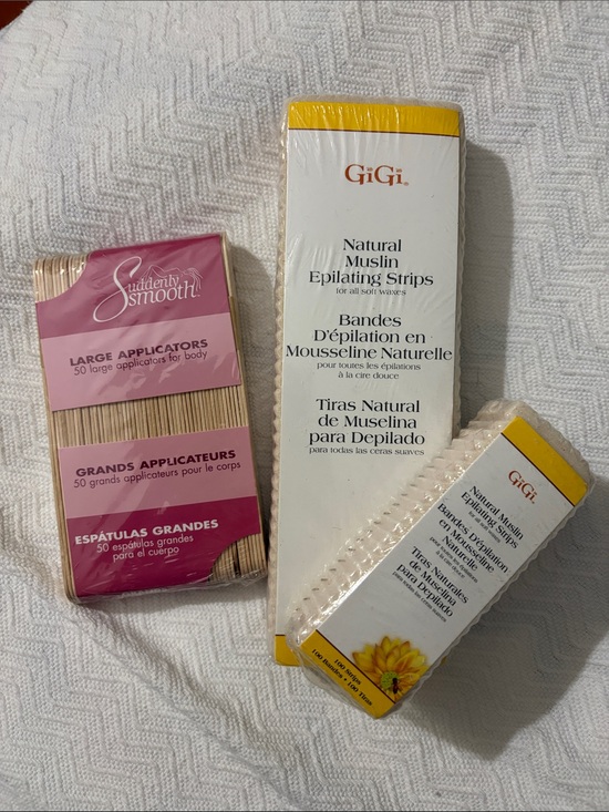 GiGi waxing Other - Natural Muslin Epilating Strips - White